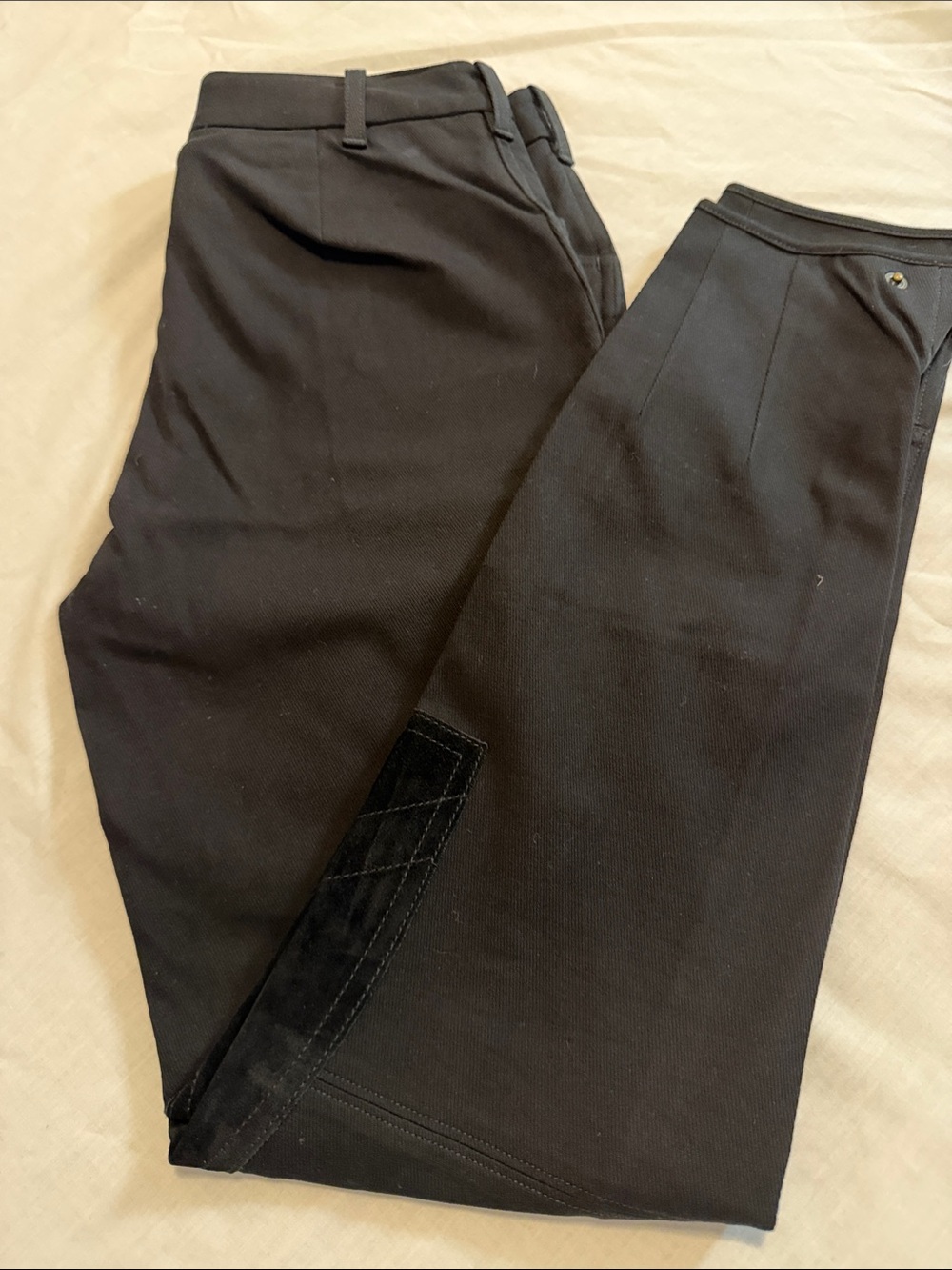 Ralph Lauren Black Riding-Style Chinos